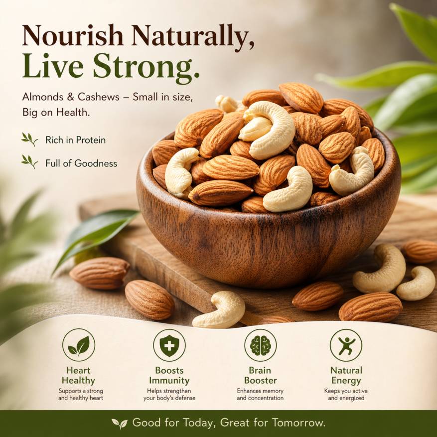 Almond cashew mix